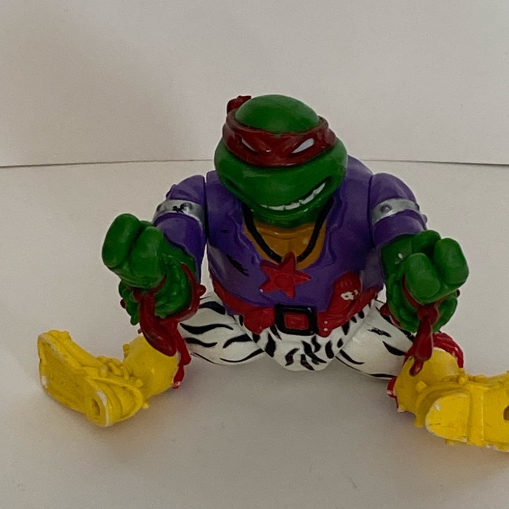 TMNT Teenage Mutant Ninja Turtles 1991 Heavy Metal Ralph Raphael Loose Fogure - Picture 14 of 14